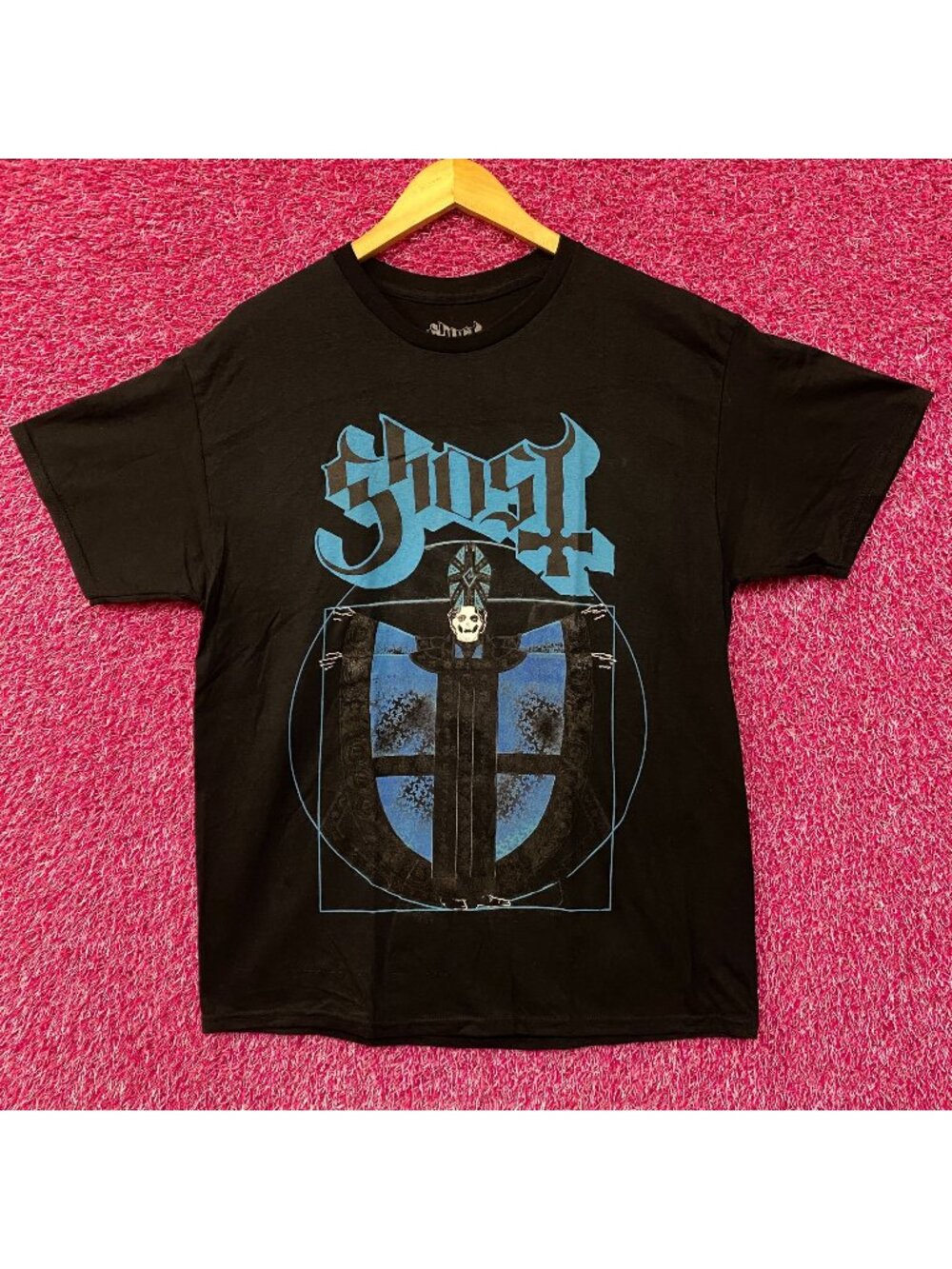 Ghost Papa Emeritus III Vitruvian Man T-Shirt Large